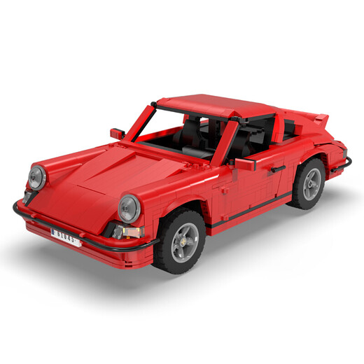 KADAI (CADA) Control remoto Bloque de construcción Conjunto de adultos Difícil Modelo de carreras Conjunto Modelo de carreras juguete RETRO Sports Car RS Electric Pure Building Block Car 1429 Partículas