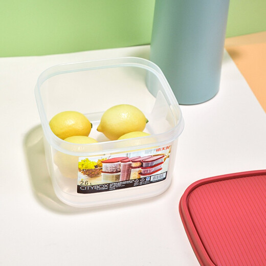 Xitianlong refrigerator freshness box food grade refrigerator storage box plastic sealed box vegetable fruit freezer box 2.6L