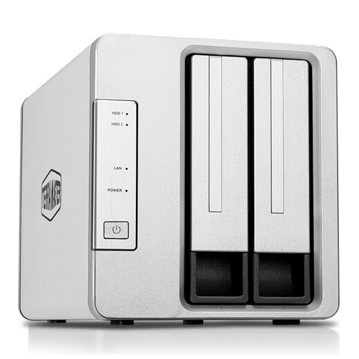 TERRA MASTER F2-423 high-end small and medium-sized enterprise office NAS network storage Intel quad-core dual-bay small and medium-sized enterprise shared server photo album backup file synchronization F2-423 standard configuration - empty machine without hard disk