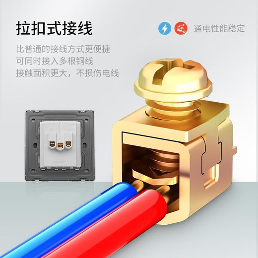 国际电工开关插座面板亚克力家用86墙壁暗装双控五孔带开关USB电源5孔插座 五孔插座(10A)