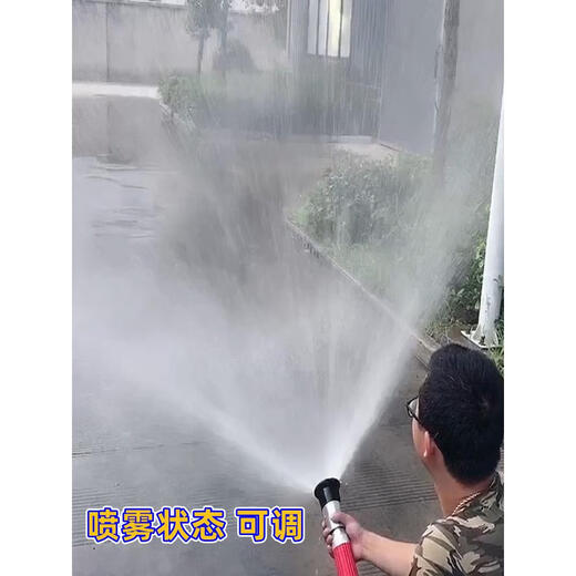 Fire multi-functional sprinkler head 3 inches 2.5 inches 65 blooming spray DC water gun shower head high pressure hose water pipe gun head 50 DC spray water gun + half-pay interface