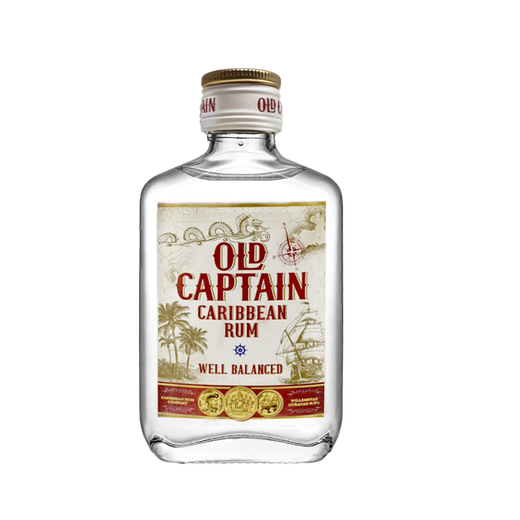 
Old Captain of the Galle Sea Bacardi White Rum Marybo Coconut Rum Havana Club Small Bottle of Foreign Liquor Bartender Base Liquor Galle Sea White Rum 200mL
