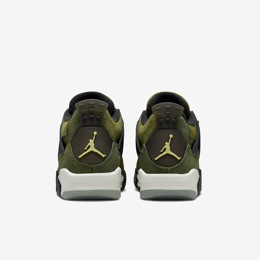 NIKE Air Jordan 4 Retro GS AJ4 Olive Green Big Kids/Women's Retro Basketball Shoes FB9928-200 35.5