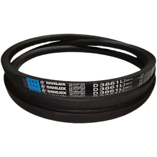 SANLUX SANLUX Triangle Band Cinturón en forma de D D2500D2515D2540D2600D2642D2650D2667 ROSE RED SANLUX D3886 NEGRO