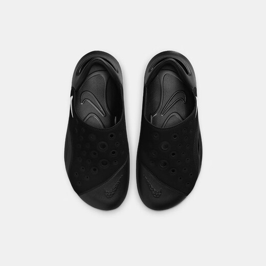 NIKE耐克男女童夏季凉鞋AQUASWOOSH一脚蹬洞洞鞋儿童包头防撞运动凉鞋 FV6363-002 40 【建议脚长25cm】