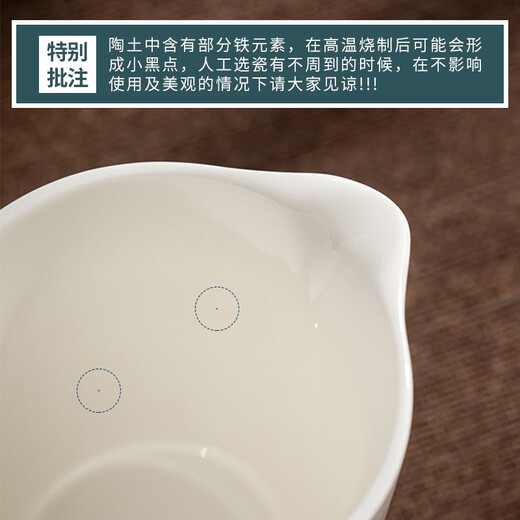 SUSHI CERAMICS Suet Jade Tea Set Dehua Ceramics Sancai Covered Bowl Pure White Porcelain Kung Fu Tea Cup Gift Box J0432