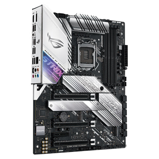 Asus Rog Strix Z490-A Gaming Snow Blowing Mother плата поддерживает CPU 10900K/10700K/10700KF (Intel Z490/LGA 1200)
