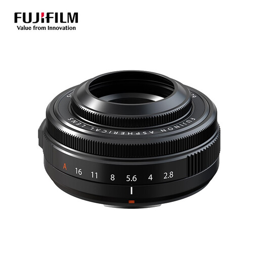 Fuji (FUJIFILM) XF27mmF2.8 R WR biscuit lens only 84 grams, suitable for travel photography, just take it with you, black