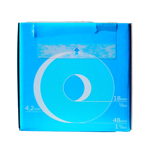 Kangebao Brava Estoma sellado Anillo blanco pequeño 12035 Sellado a prueba de plástico El anillo de absorción de fugas de fuga anillo estoma de fuga anillo a prueba de fugas de 2.5 mm de espesor 12035 10 piezas (en caja