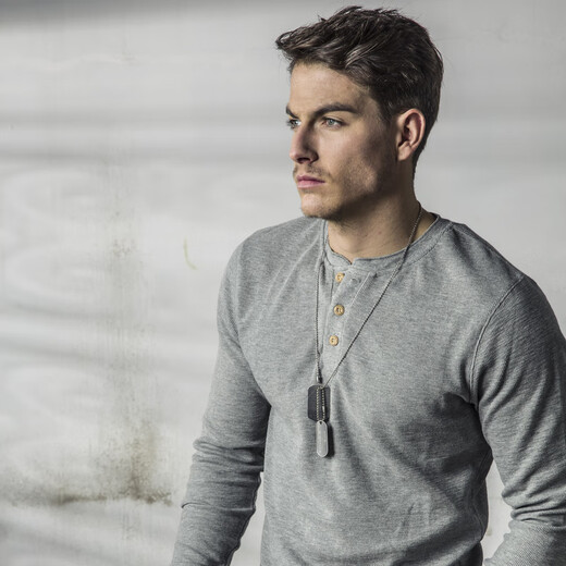 AKCLUBAK men's new retro Henry collar pure cotton bottoming shirt simple casual long-sleeved T-shirt men 2409700 floral gray L