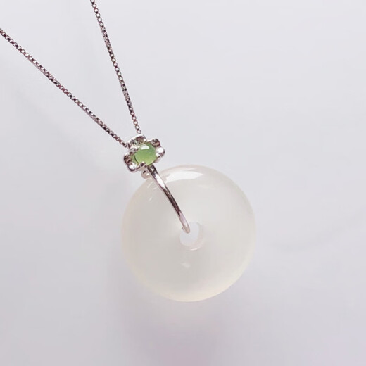 The same style as Fat Donglai, focusing on quality, 18k gold universal buckle, 925 silver pendant buckle Buddha Jadeite pendant, white gold