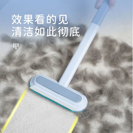 OIMG pet multi-functional hair removal brush cat hair sticky device cat hair cleaner long handle brush device bed hair removal artifact three-in-one multi-function hair removal brush