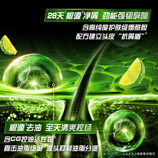 Qingyang (transparente) Anti-Dandruff Shuffy Shampoo Juego de refrescante aceite controlado 500GX2+100G [KPL E-Sports]