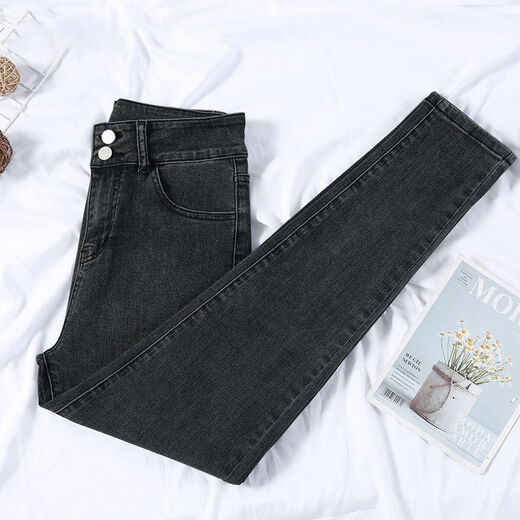 
Jret retro blue small feet jeans for women high waist 2025 new spring and autumn spring and autumn elastic slim fit slim tight pencil pants Retro blue 833 regular 28 suggested 100-110Jin [Jin equals 0.5 kg]