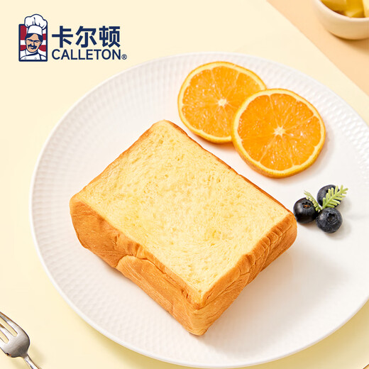 卡尔顿（Calleton）厚切牛乳黄油吐司早餐面包糕点心下午茶休闲零食超一斤600g