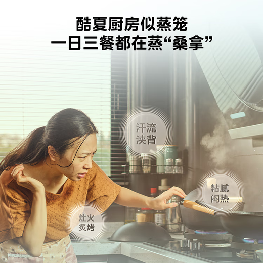 Midea 1.5 HP kitchen air conditioner, small cool square, special air conditioner for kitchen, new level energy efficiency, frequency conversion, energy saving, electricity saving, quick cooling, anti-oil fume, easy installation package, kitchen air conditioner 1.5 HP, ceiling-mounted XD300, white model