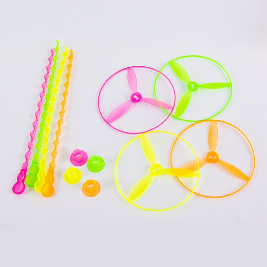 Tatanice Children's Outdoor Toys Bambus Dragonfly Hand Pushing Flying Saucer 50 Flugzeugspielzeug Jungen Open Student Day Geschenke