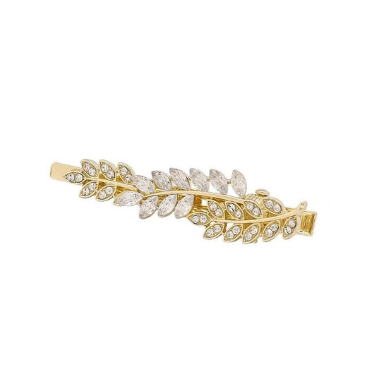 Hongyun Nachahmung Diamant Weizenohr Clip Damen Seitenclip kleine frische Haarspange Temperament Haarspange Stirnband Pony Clip gebrochene Haarspange Weizenohr Seitenclip ein Paar F147