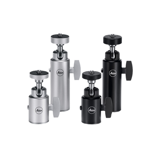 Leica Sphärical Gimbal, Schwarz und Silber, zwei lange und kurze Modelle 14108 ~ 14112 Silber (klein) 14108