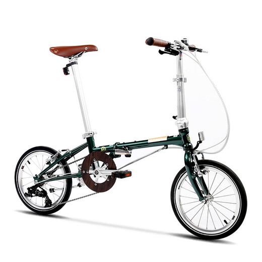 大行（DAHON） 大行折叠车复古折叠自行车16英寸5速城市男女休闲自行车HAC653 邮政绿