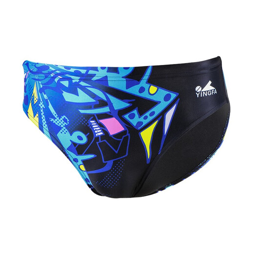 YINGFA Badehose,Triangel Herren Badehose Schnelltrocknend Erwachsene und Kinder Rennwettkampftraining Bequeme Badehose Y9647 Blau XL