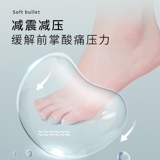 Footoppo Silicon Forefoot Pad High Heels halbgroße Fußpolster Weiche Sommer Frauen Innere Nicht-Schlupf-Pad-Sohle-Innensohle Half-Sliding-Pad