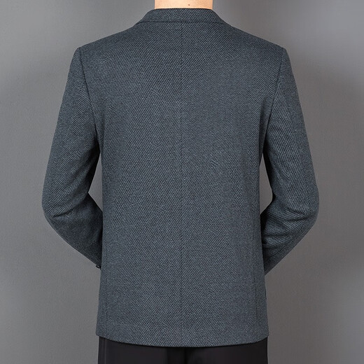 Pierre Cardin high-end wool suit men's jacket autumn and winter new men's business casual small suit men's non-iron single suit men's 2862 style - dark gray 50 175 yards - suitable for weight 125-140 Jin Jin equals 0.5 kg