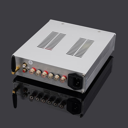 BRZHIFI双核心TPA3255 HIFI发烧大功率2.1声道 家用蓝牙5.0数字功放机 重低音 白色--蓝牙5.0版本