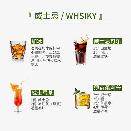 FAST.KING洋酒调酒套装基酒威士忌生命之水伏特加朗姆酒金酒力娇酒 6瓶洋酒组合
