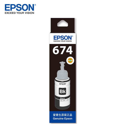 Epson Original 674 Tinte L801 805 810 850 1800 Drucker Tintenpatrone 674 Schwarze Tinte Original Ink