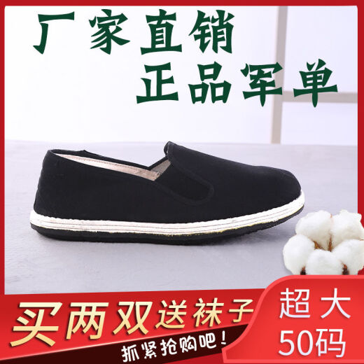 淑离老北京男帆布鞋春季秋季透气防滑耐磨休闲鞋劳保开车一脚蹬爸爸鞋 (3519)纸装 42