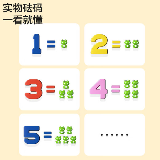 Dimanqi Kinderspielzeug Mini Frog Balance Scale Lehre Hilfsmittel frühe Bildung Mathematik Addition und Subtraktionsdacht Aufklärungsspielzeug Upgrade -Version Upgrade -Version