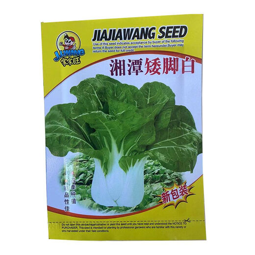 New Snow White Milk Fragrant Cabbage Seeds Baiyu No. 2 Xiangtan Dwarf Cabbage Seeds Potted Field Vegetables Original Factory Packaging Approximately 1532 capsules 1 bag