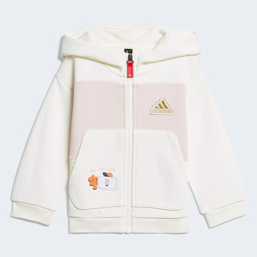 Adidas Adidas Детская одежда детская спорт с двумя частями с капюшоном с длинным рукавом набор JF3882 JF3882 92