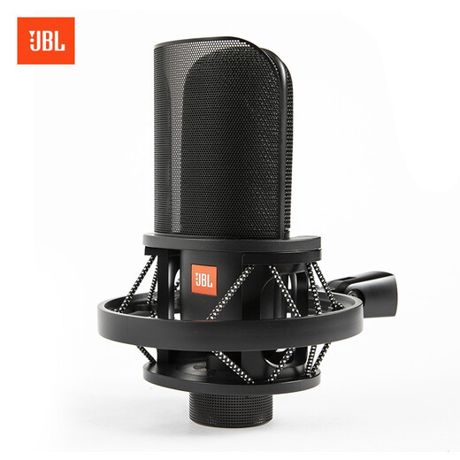 JBL Music Singer KMC900 Capacitor Microphone Large Diaphragm K-song Computer Mobile Recording Singing Anchor Live Microphone Black