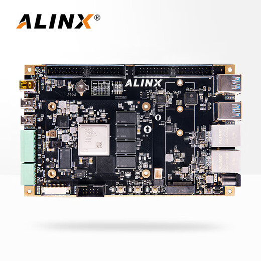 Alinx Xilinx FPGA High-End Development Board Schwarz Gold Zynq Ultrascale+ MPSOC AXU4EVB-E V2.0 Entwicklungsausschuss