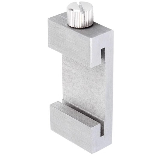 Dongjiu steel ruler marking positioning block steel ruler limiter carpentry drawing line backer steel ruler fixed slider positioning ruler steel ruler 30 cm + locator (26MM)