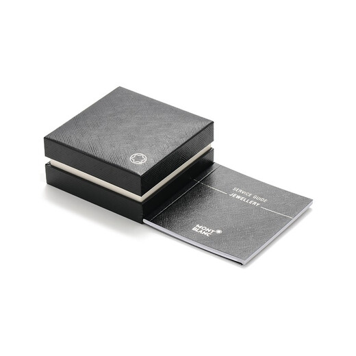 MONTBLANC Montblanc Steel/PVD Coating/Glass Cufflinks Black Blue 112930 Men's Gift