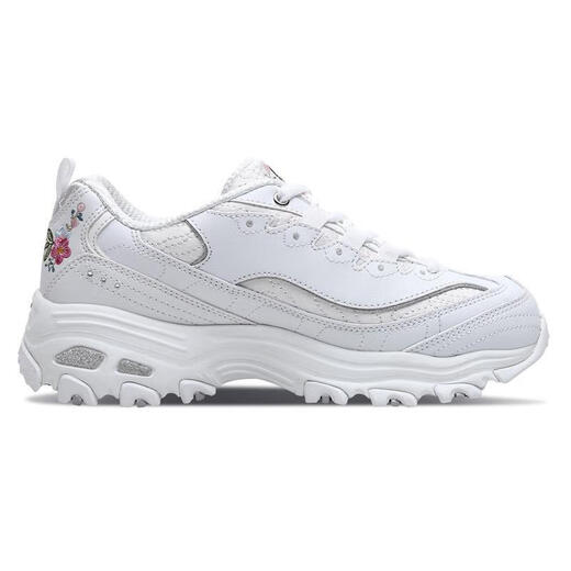 
SKECHERS Fashionable and Casual Women's Embroidered Panda Shoes 11977 11977/WHT 36