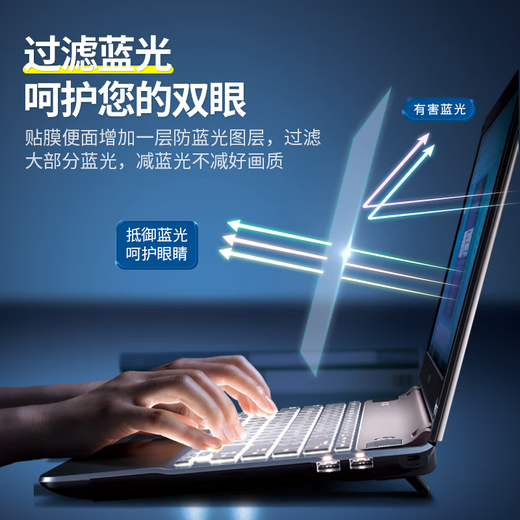 Liehou Apple MacbookPro película para teclado Una serie modelo película de pantalla portátil película templada carcasa del cuerpo de la computadora película protectora anti-radiación de luz azul película de pantalla Macbook Pro (modelo A1278)