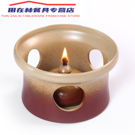 Alkohol Lampe Tee-Kessel Alkohol Herd Diandou Erfrischung Teehaus Restaurant Isoliertes Tee Kocher Kesselzaun Back Tee Dosen Golden Edelstahl-Ruyi Lading Beam Single Pot 1