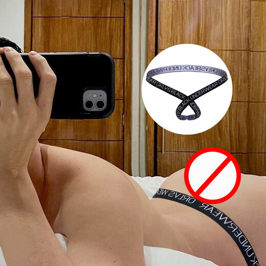 Herren -Tanga sexy Unterwäsche Ring Single Tanga Unterwäsche Herren schwarz l