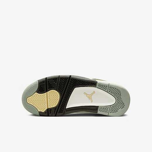 NIKE Air Jordan 4 Retro GS AJ4 Olive Green Big Kids/Women's Retro Basketball Shoes FB9928-200 35.5