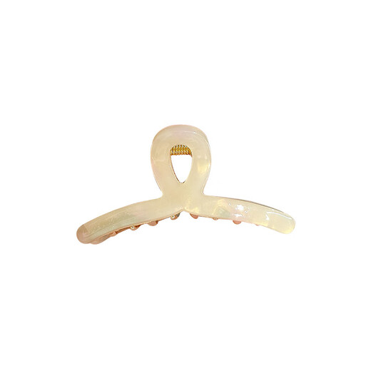 
Yonghongwang temperament small grab clip back of the head for women with half-tied shark clip broken hair clip hair clip hair clip headdress LY3878 grab clip - pink small square