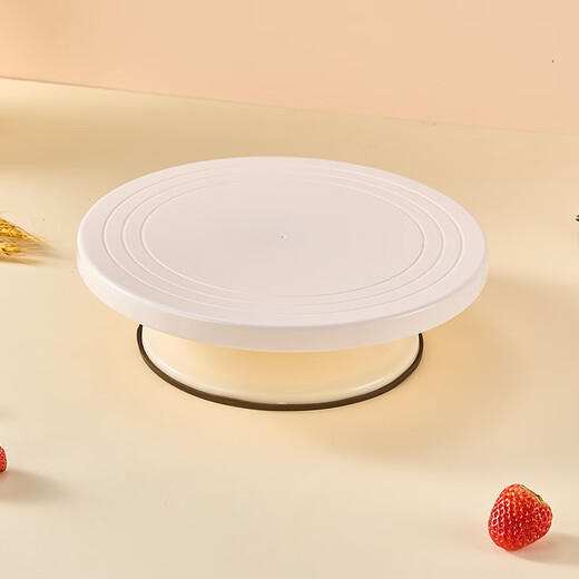 Jackino birthday cake decorating turntable DIY baking tools household baking mold white cake turntable 10 inches