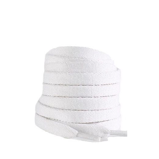 LPF is suitable for Nike Air Force 1 shoelace rope AJ1 white shoes for men and women flat white trendy accessories original white 140cm (2 pairs) including 1 pair of AF1 metal plates