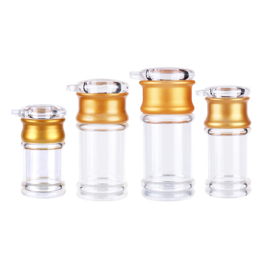 Zhiyao acrylic seasoning bottle plastic set vinegar bottle seasoning bottle soy sauce bottle chili jar restaurant commercial kitchen supplies 8005B. seasoning jar model