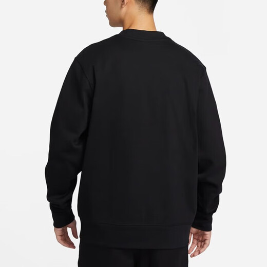 Nike (NIKE) men's knitted cardigan spring new trendy and casual stacked embroidered jacket FN3899-010 S