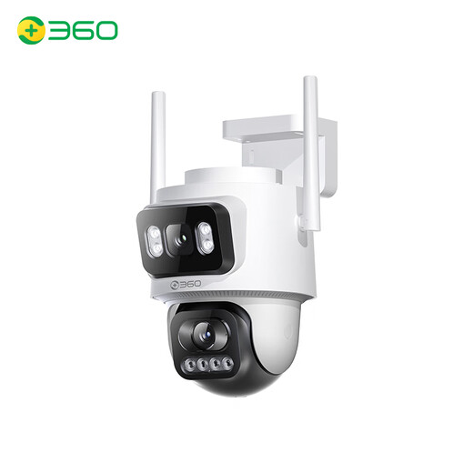 360【国家补贴15%】室外摄像头5C 双摄800万家庭用监视器野外球机双云台无线远程监控360度全景夜视 360室外摄像头 双摄800万+128G内存卡