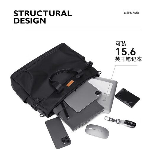 Golf (GOLF) business briefcase men's 14/15.6-inch laptop bag casual briefcase document bag shoulder crossbody bag